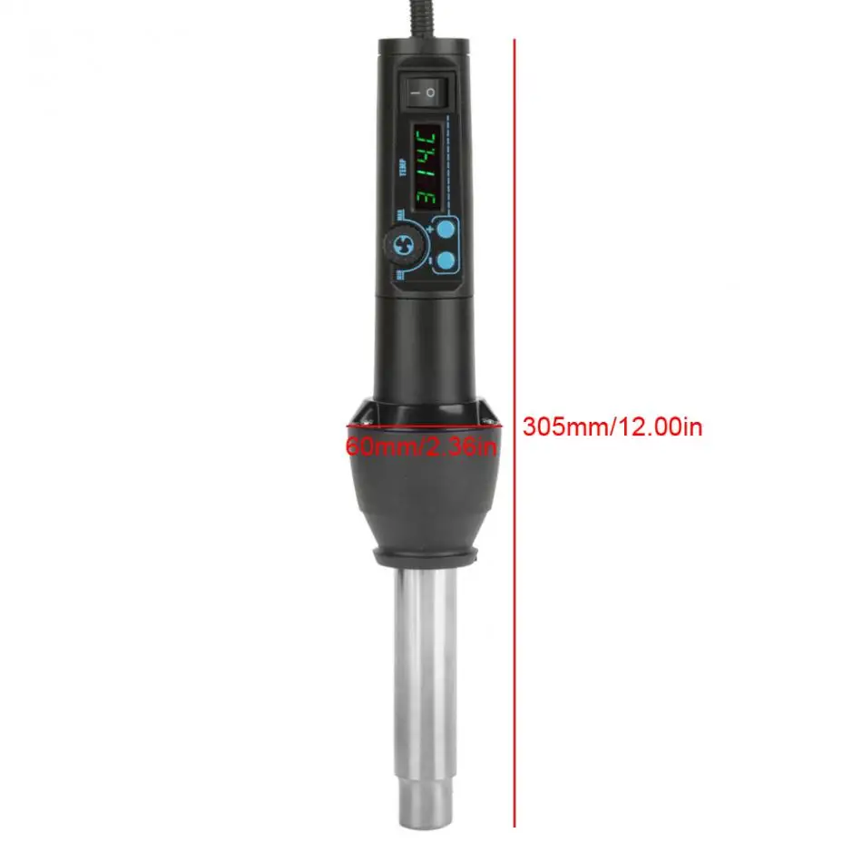 8858-I 110 V/220 V Горячий Воздушный пистолет 650 W светодиодный цифровой дисплей регулируемая температура Электрический горячий Воздушный пистолет Тепловая пушка новое поступление