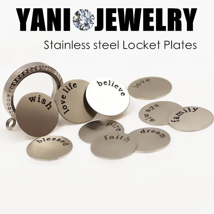 10 шт. Нержавеющая сталь вдохновение надпись &quotLove&quot Вера всегда бирка подвески