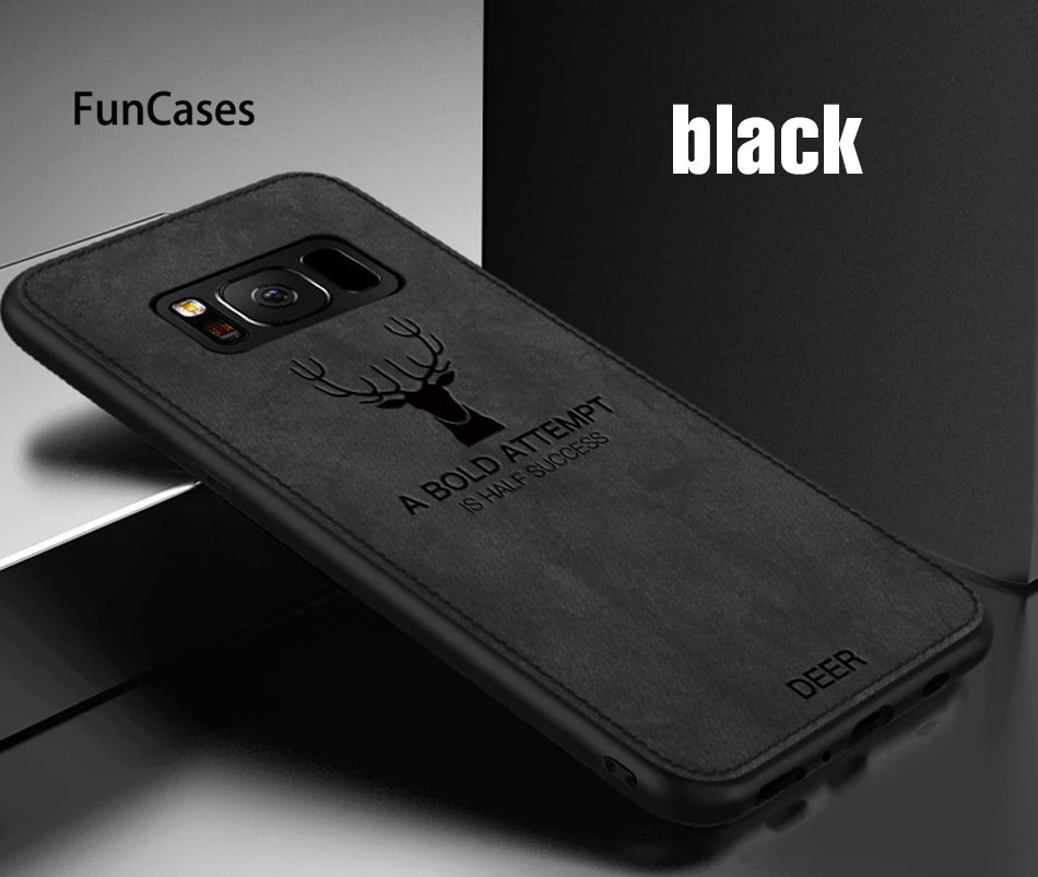 Black Мягкой тканью обложка чехол для samsung Galaxy S7 край S9 S8 примечание 9 8 полный чехол для телефона для samsung S9 S8 плюс противоударный чехол - Цвет: Black