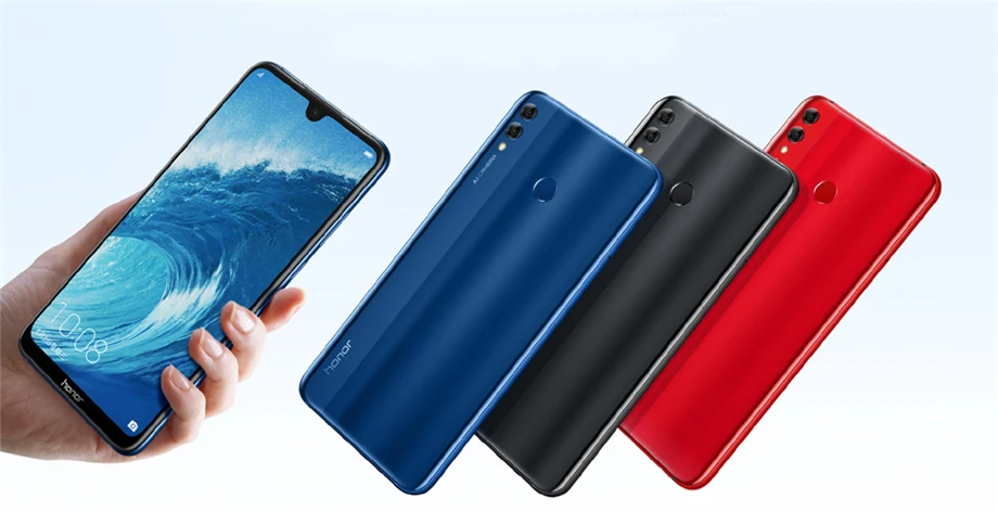 Huawei Honor 8X Max 7,12 дюймовый мобильный телефон 4900 мАч аккумулятор Смартфон Android 8,2 16MP камера Google Play многоязычный