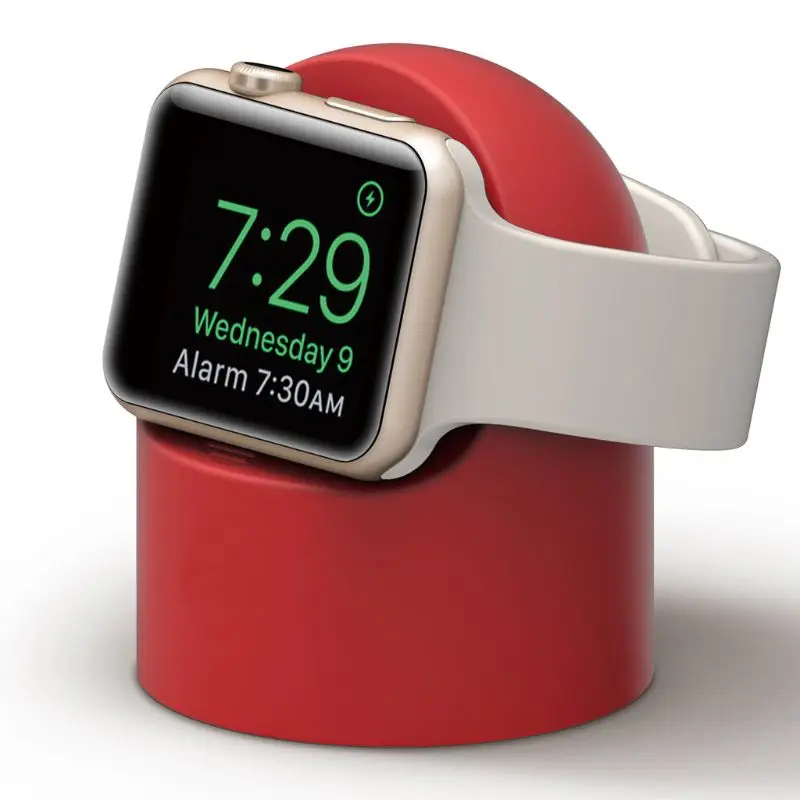 Подставка для зарядного устройства силиконовый держатель док станции Apple Watch