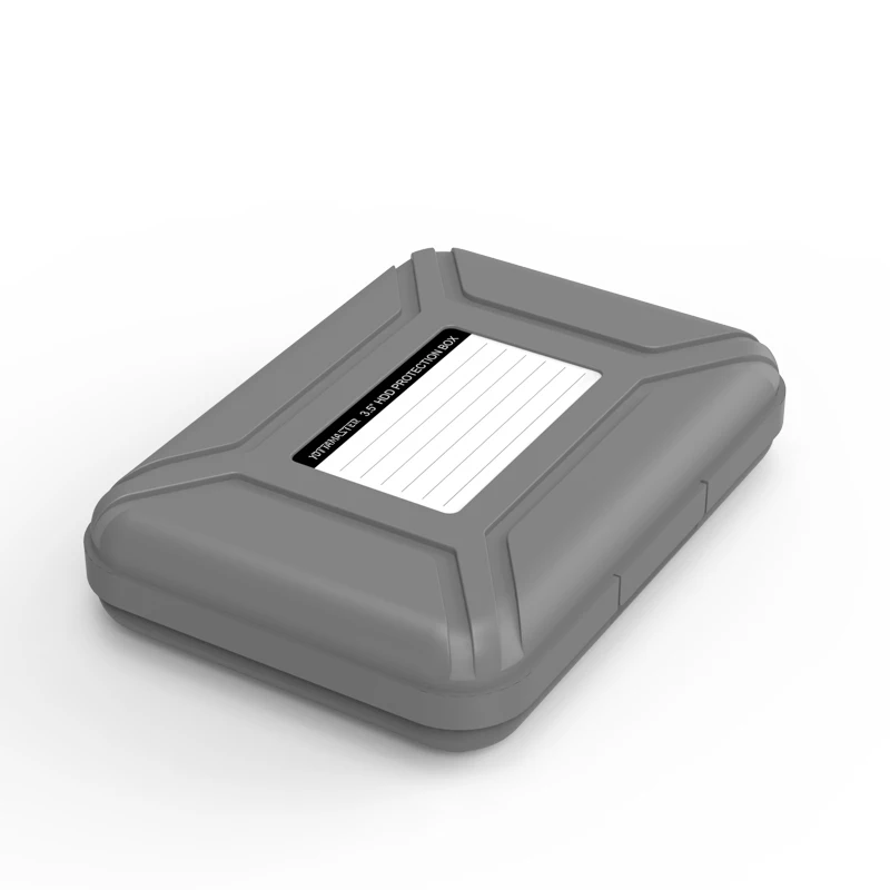 Yottamaster HDD защитная коробка 3,5 дюймов жесткий диск блюдо диск Водонепроницаемый Защита от пыли Чехол с EVA ударопрочный Pad 5 шт
