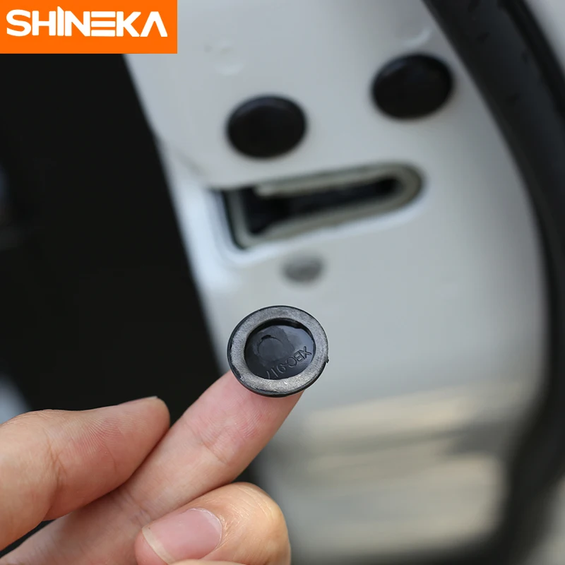 SHINEKA ABS винтовая Защита замка двери салона автомобиля декоративная крышка