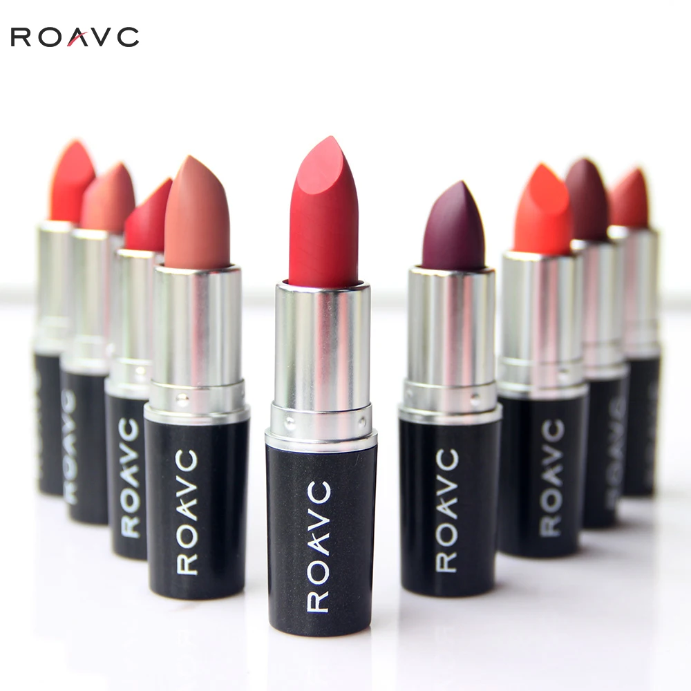 ROAVC Новый бренд макияж матовая губная помада блеск для губ 3g Ruby Woo Chili DIVA kind