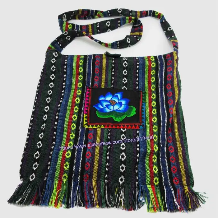 Винтажная сумка через плечо Hmong в этническом стиле тайском Индийском бохо для
