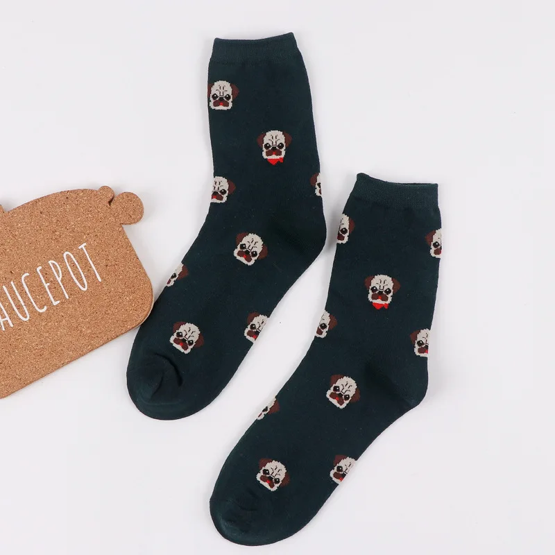 

10 Pair New Cartoon Animal Kawaii Short Cute Socks Women Harajuku Breathable Cotton Socks Hipster Ankle Funny Socks Female Meias