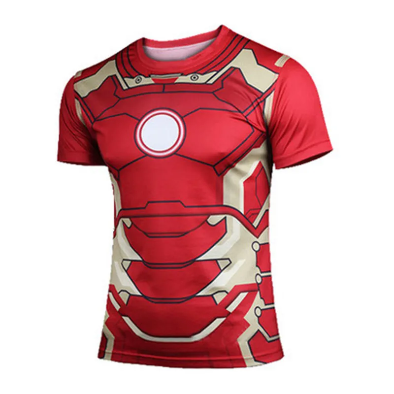 2019 мести Alliance Ironman одежда для фитнеса Супермен Футболка мужские