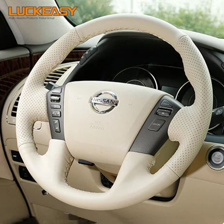 Бежевая обувь из натуральной кожи ручной работы чехол рулевого колеса