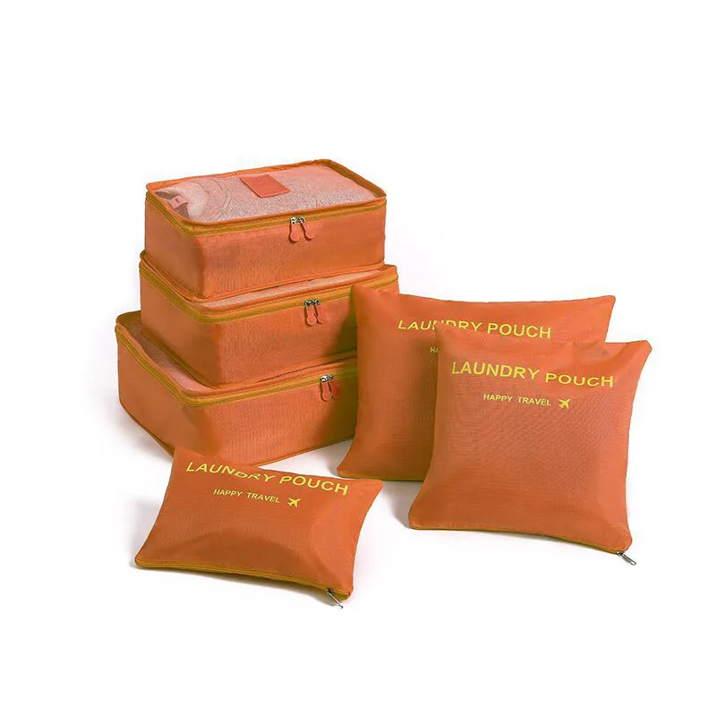 6 шт./компл. Водонепроницаемый комплект нижнего белья обувь гардероба большой Размеры Чемодан чехол дорожная сумка для хранения Организатор для одежды 10 цветов
