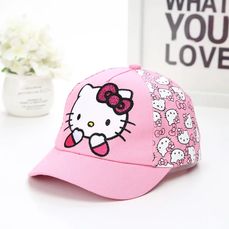 Pink Hello kitty 3D Hello kitty девочка ребенок шапка шляпа кошелек XW-1047 - Цвет: Pink