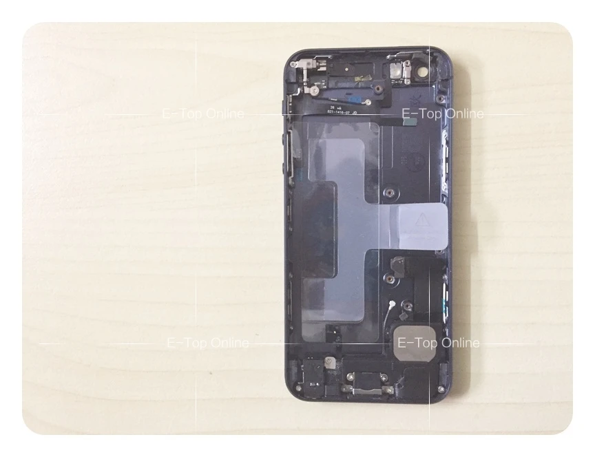 Полный корпус для iphone 6G 6 6S plus Корпус в сборе задняя Батарейная дверь с гибким кабелем чехол Замена