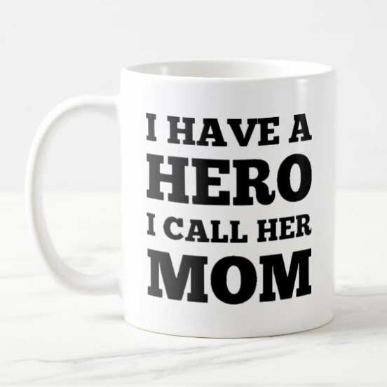 Кофейная кружка с надписью I'm a Hero I Call Her Mom чайная чашка крутая Новинка подарок