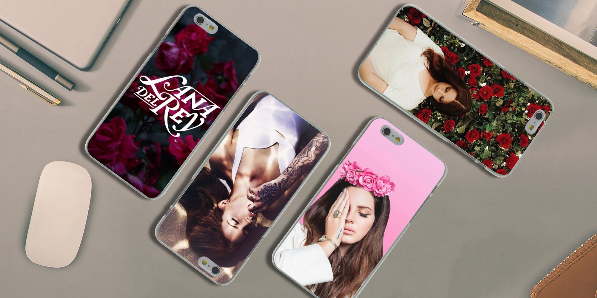 Жесткий чехол Lavaza lana del rey для iPhone XR X 11 Pro XS Max 7 8 6S 5 5S SE 4S 4 10