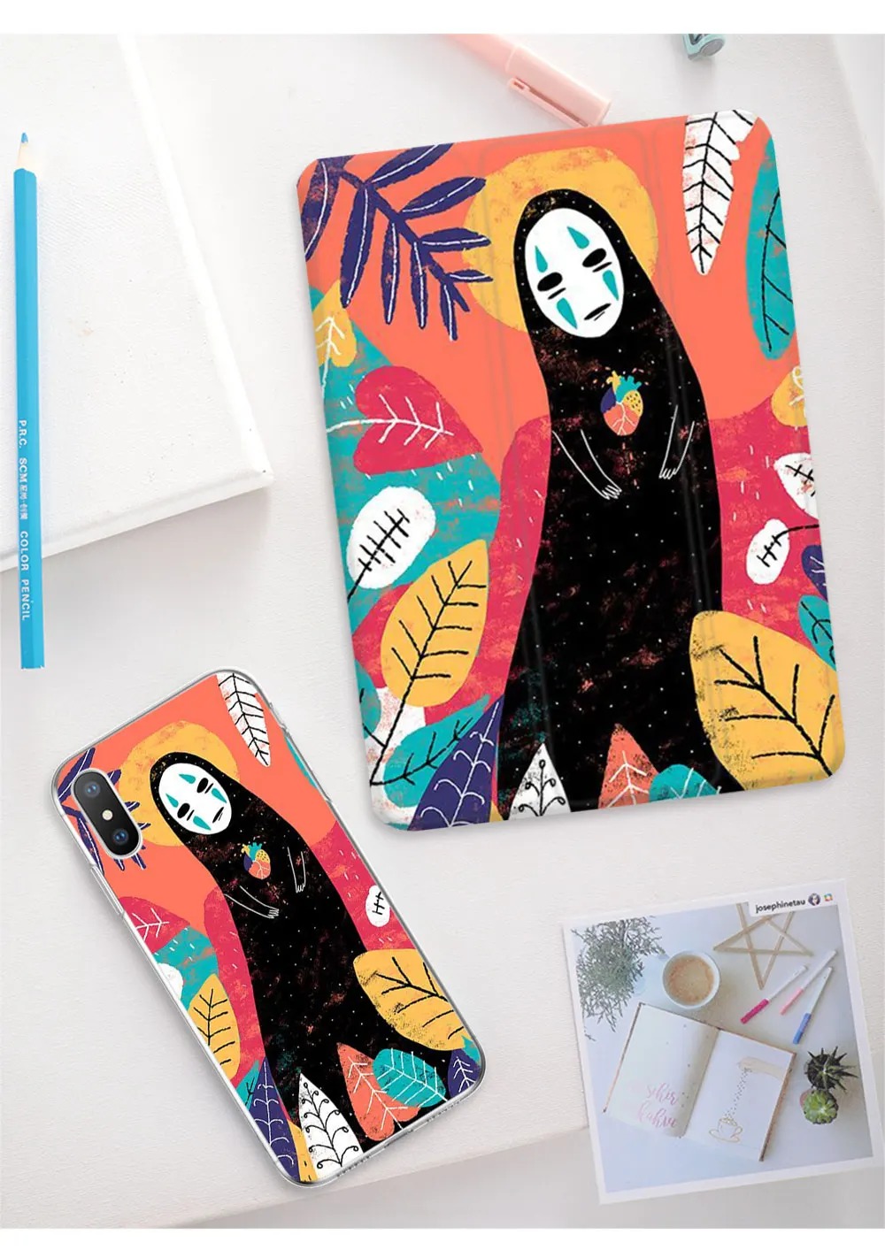No Face Illustration Whale Cover For iPad Pro 9.7 Air 3 10.5 11 Mini 2 4 5 2019 Tablet Case Soft Back for 2017 2018 | Компьютеры и