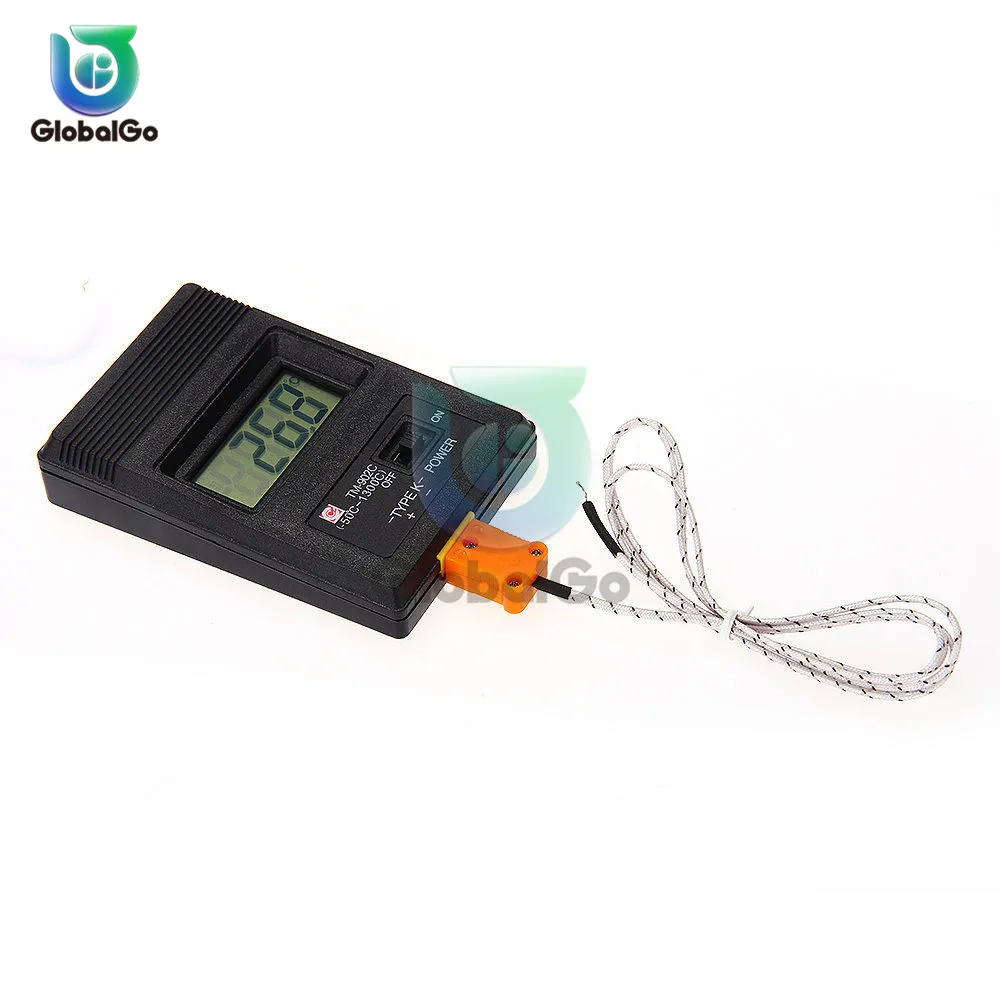TM-902C-50℃ до 1300℃ измеритель температуры TM902C цифровой K Тип термометр датчик детектор тестер термопары зонд