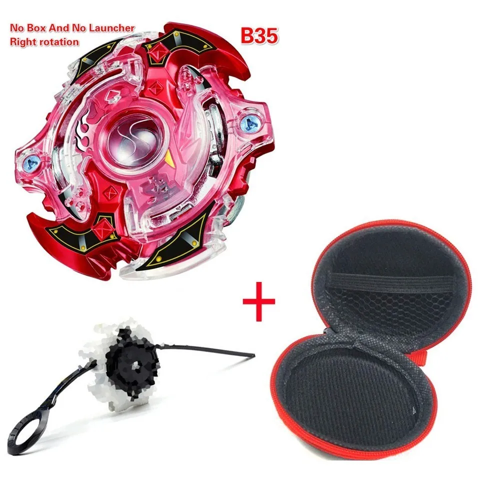 B35 Волчок Beyblade BURST B-133 B131 с пусковым устройством Bayblade Bey blade металл пластик Fusion 4D Подарочные игрушки для детей - Цвет: B35