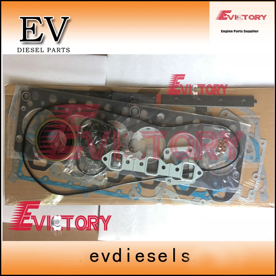 

Evictory 6D95L S6D95L SA6D95L full engine overhaul gasket+piston ring set+crankshaft&con rod bearing for komatsu PC220