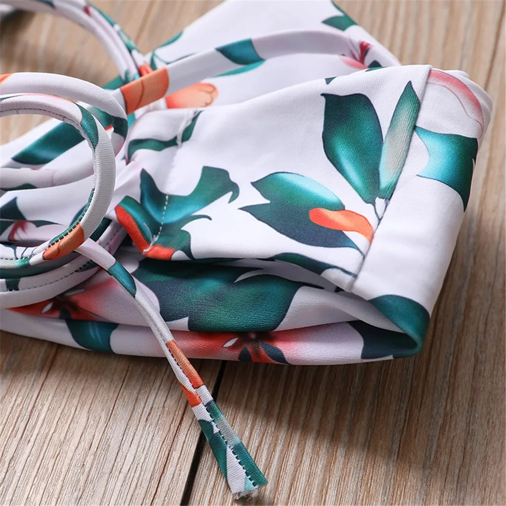 Бикини 2020 сексуальный женский бюстгальтер с цветочным принтом на бретельках