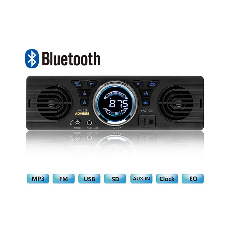 Автомобильный MP3 плеер WINTUWAY 12 в FM радио стерео аудио музыка USB SD цифровой Bluetooth с