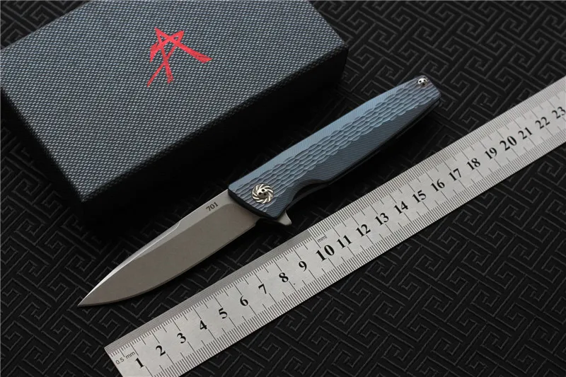 Miker оригинальный S35VN лезвие Титан ручка Флиппер складной нож Охота Кемпинг