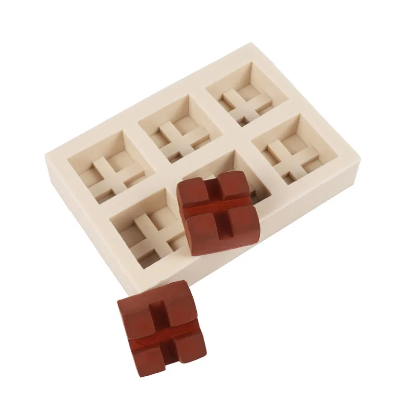 Квадратные силиконовые формы для шоколада ручной работы мыло жидкая форма