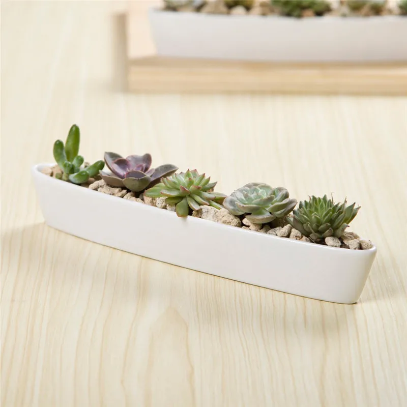 Простой белый керамический фарфоровый керамика Новый мини настольный Тип Zakka