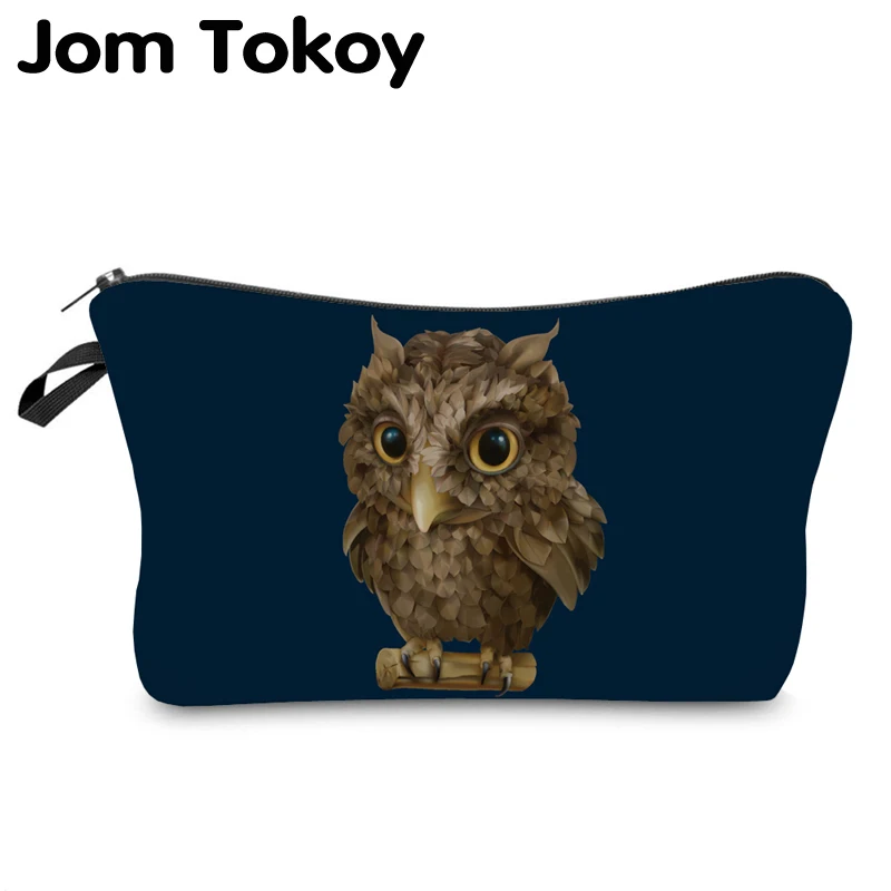 Косметичка Jom Tokoy сумка для косметики косметичка с принтом совы модная женская