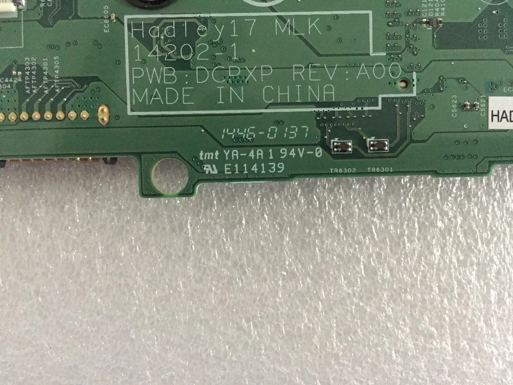 Для Dell Inspiron 17 7746 материнская плата для ноутбука Y3VW2 0Y3VW2 CN-0Y3VW2 W/i5 5200U CPU 14202-1 DDR3L