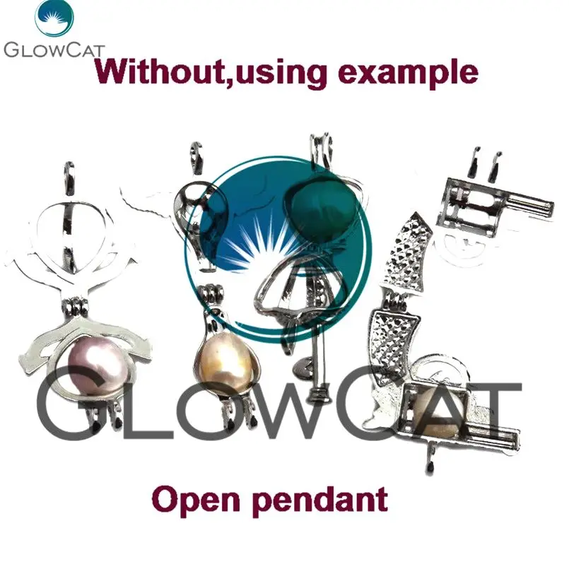 Glowcat vvp171 танец медведя медальон Цепочки и ожерелья натуральный жемчуг клетка