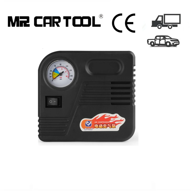 Автомобильный насос для шин шины электрический воздушный компрессор 12 в