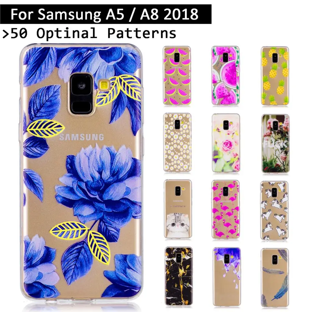 Новый чехол с рисунком для Samsung Galaxy A5 A8 A530F 2018 задняя крышка A 8/A 530F A530 F мягкие