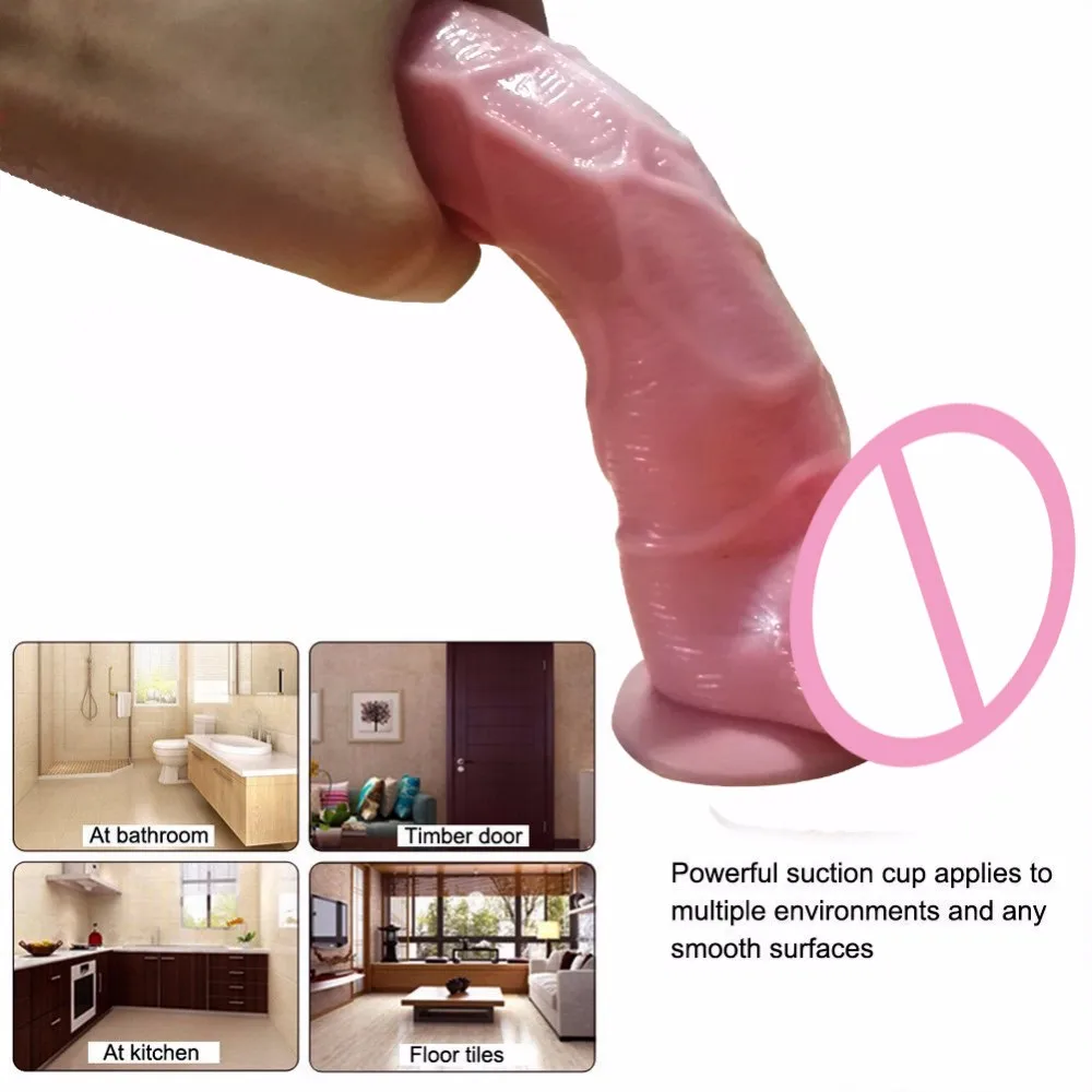 Новый продукт для взрослых реалистичный жидкий силиконовый фаллоимитатор