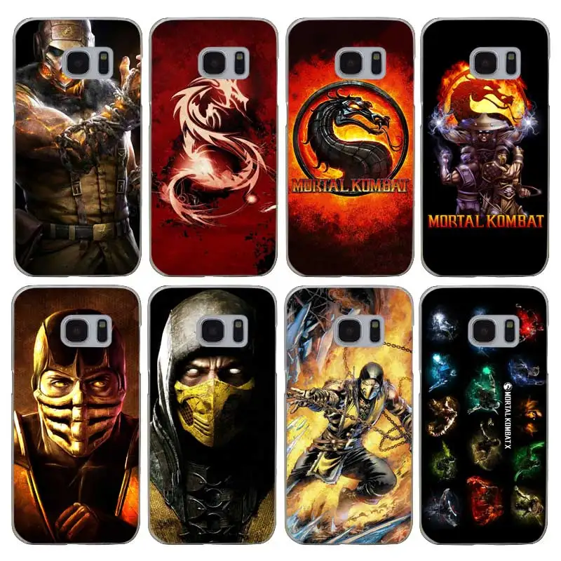 G167 Mortal Kombat Прозрачный Жесткий PC Case Cover For Samsung Galaxy S 3 4 5 6 7 Мини Края Плюс Примечание