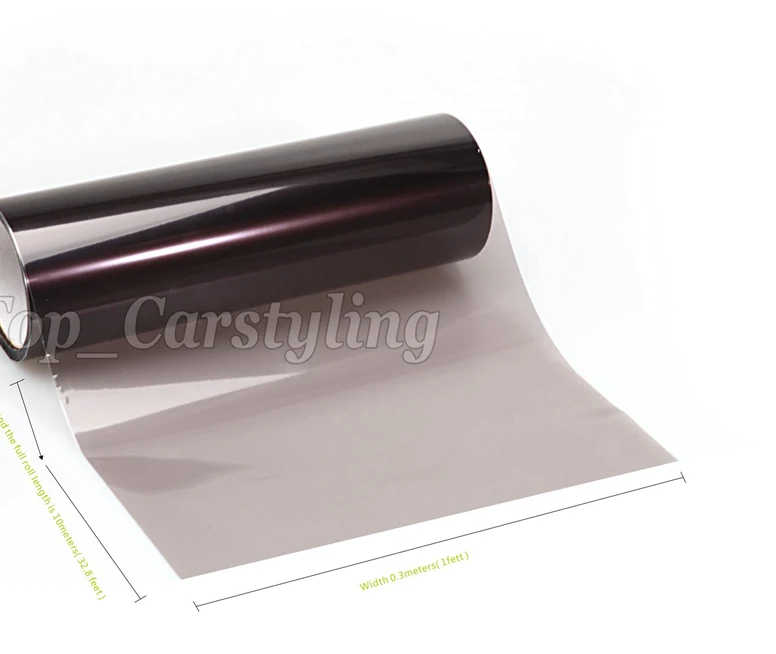 12 Rolls Headlight Rear Lamp Tint Tinting Film for Car Motorbike with 3 layers headlamp tint Vinyl Foile size 0.3x10m/Roll |
