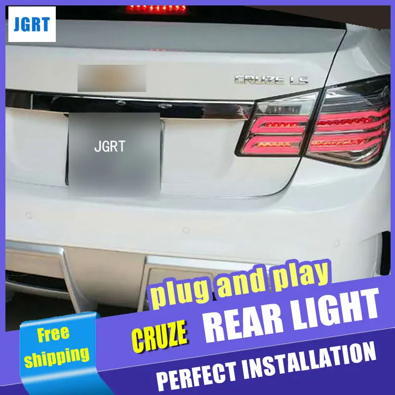 Car Styling for Chevrolet Cruze Taillight assembly New Sedan LED TailLight GLK Rear Lamp DRL+Brake with hid kit 2pcs. | Автомобили и