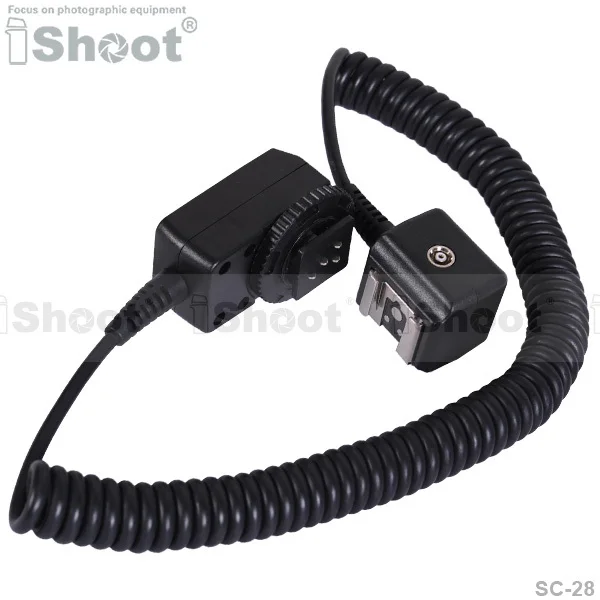 I-TTL Off-Камера шнур для обуви флэш-кабель работы с персональными компьютерами порт