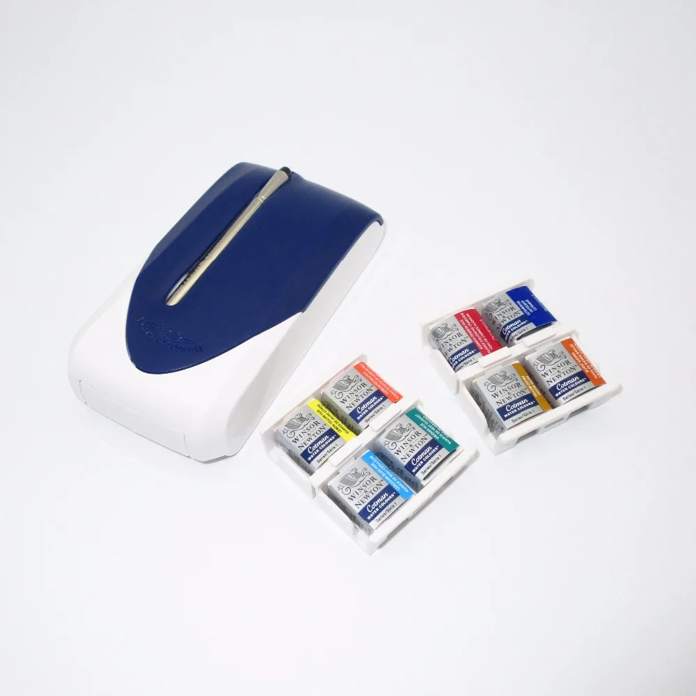 Winsor& Newton Cotman акварельные краски Mini Plus 8 полукрасок