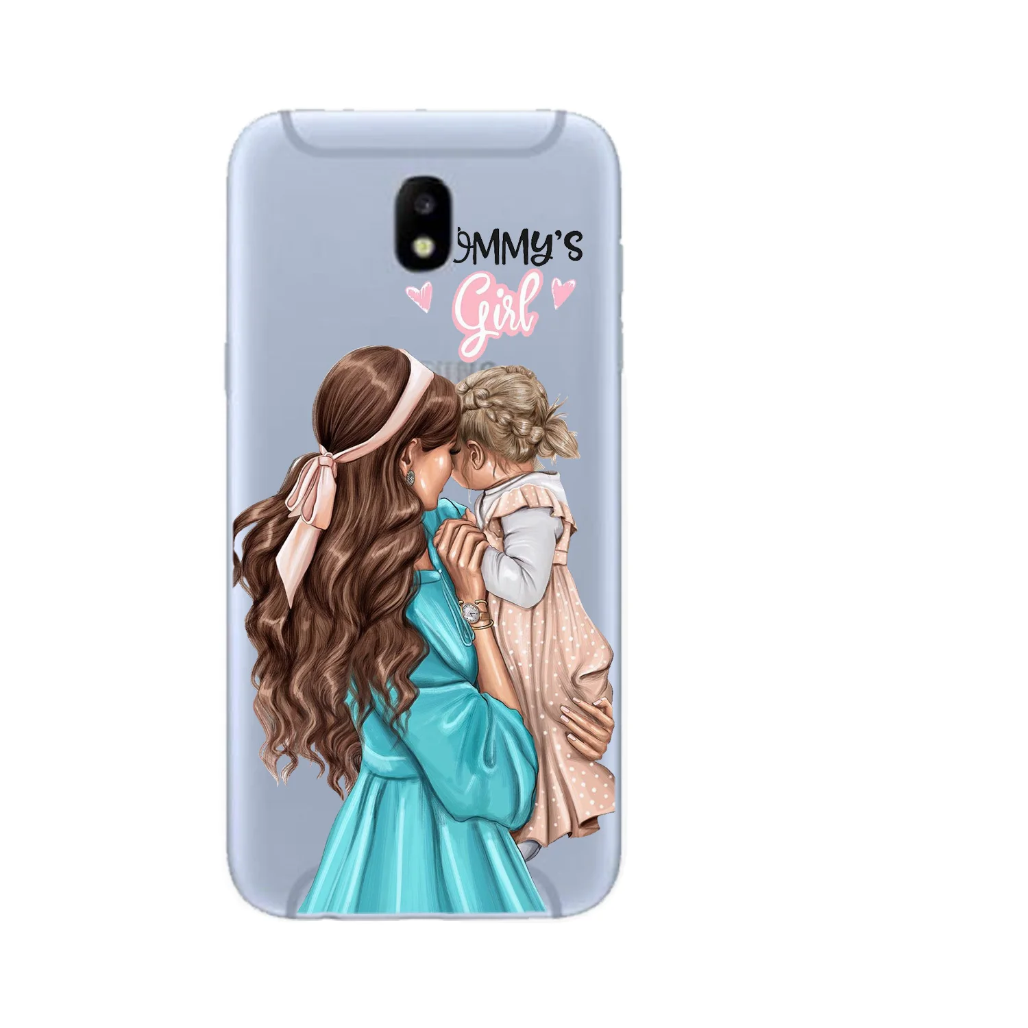 Чехол для Samsung Galaxy S8 S6 S7 Edge S9 Plus S10 Lite Note 9 8 Coque Etui роскошный черный коричневый волос