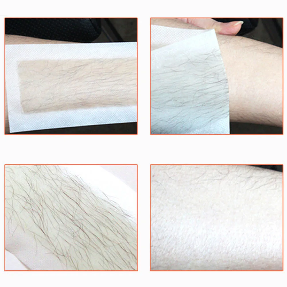 20 PcsProfessional двухсторонние холодные восковые полоски двухсторонняя эпиляция воск