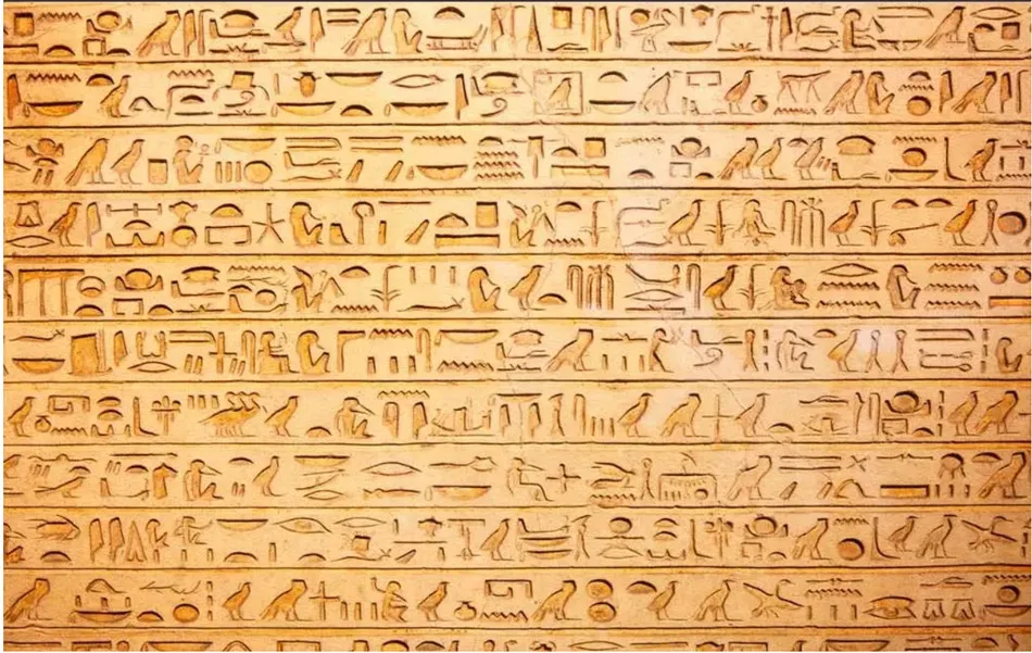 Пользовательские Ретро обои 3D коричневый Египетский тисненый камень планшет текст фрески Ресторан клуб отель Гостиная Декор обои 3D