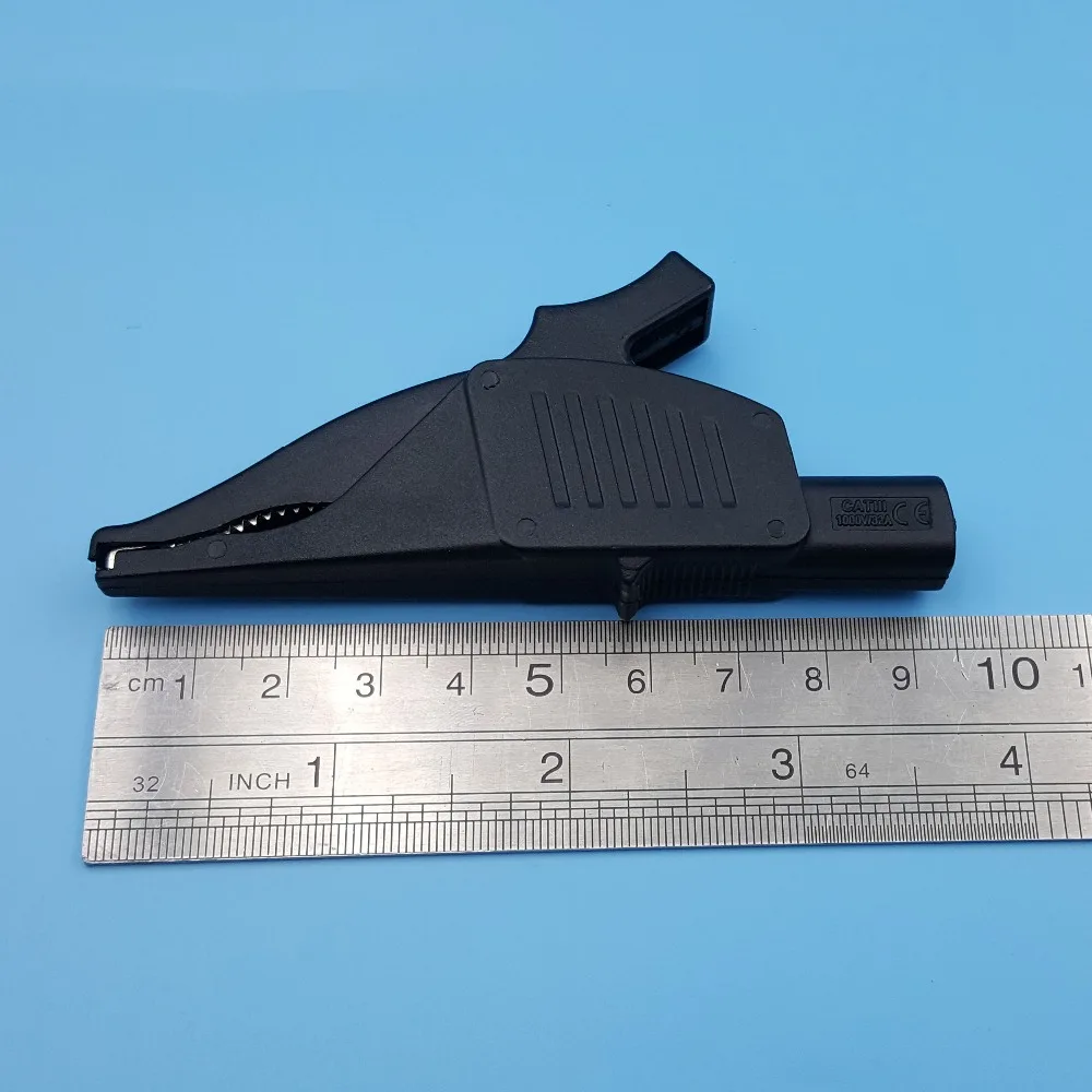 2 шт высокотоковый изолированный безопасный Дельфин зажим тестовый зонд с 4 мм