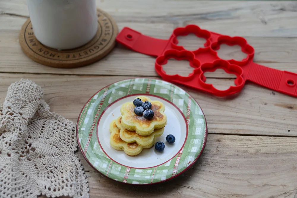 Mew горячая антипригарной перелистывал блина Яйцо Кольцо чайник омлет