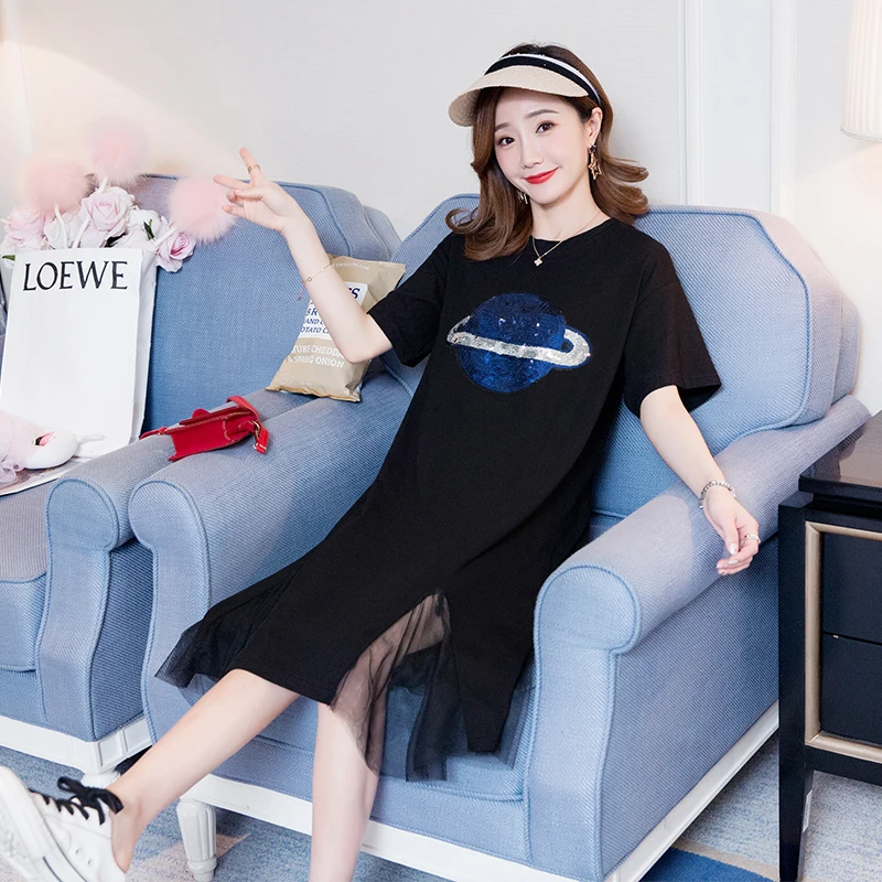 Новинка лето 2019 бренд платье для беременных женщина Повседневное короткий рукав