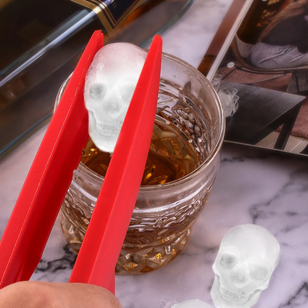 Силиконовые 3D формы для кубиков льда DIY форма черепа Форма прессформы бара кухни