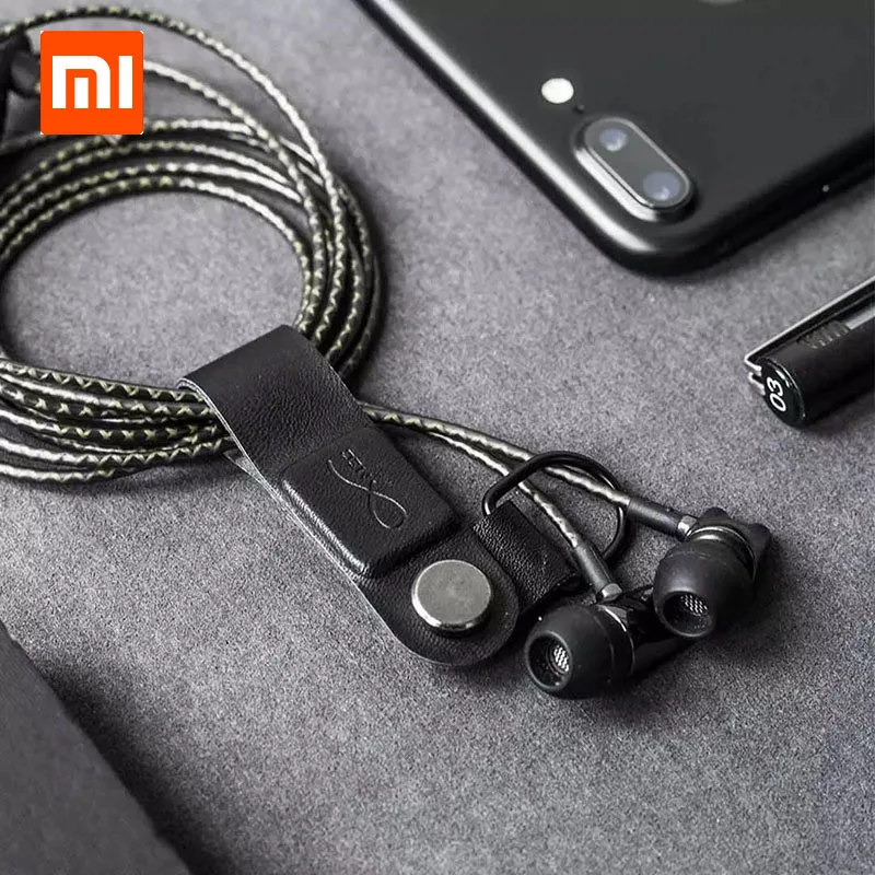 Новинка Xiaomi Youpin Bcase MEC магнитный зажим для наушников три цвета кожаная пряжка