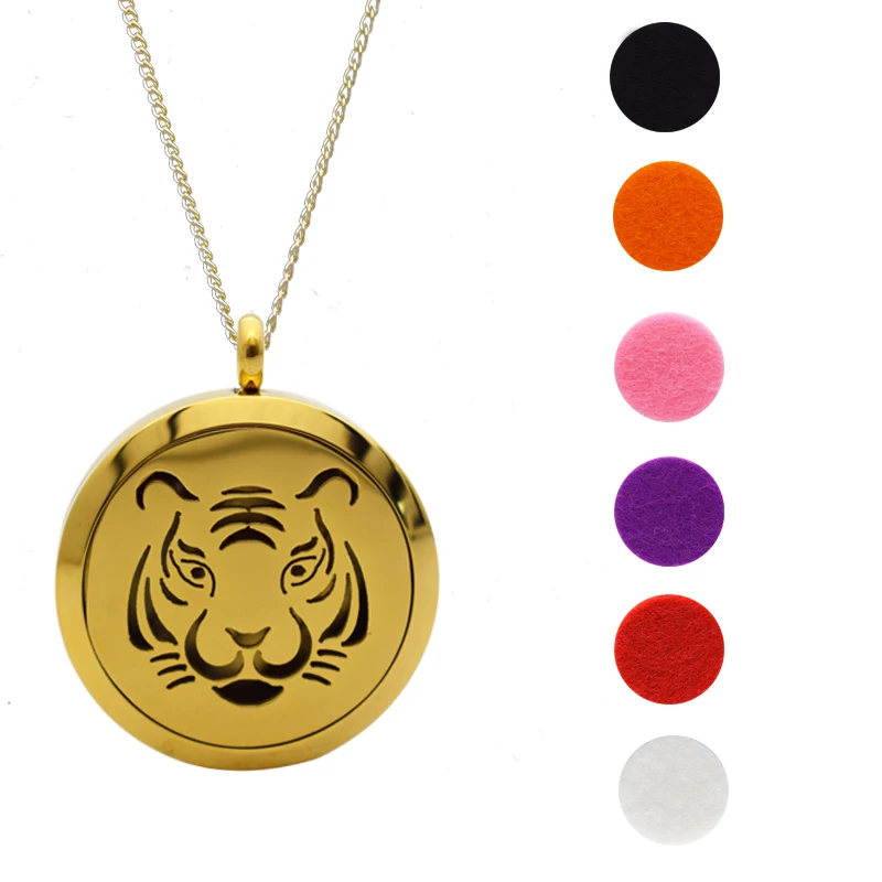 Тигр therapтерапия эфирное масло колье аромараспылитель из нержавеющей стали для