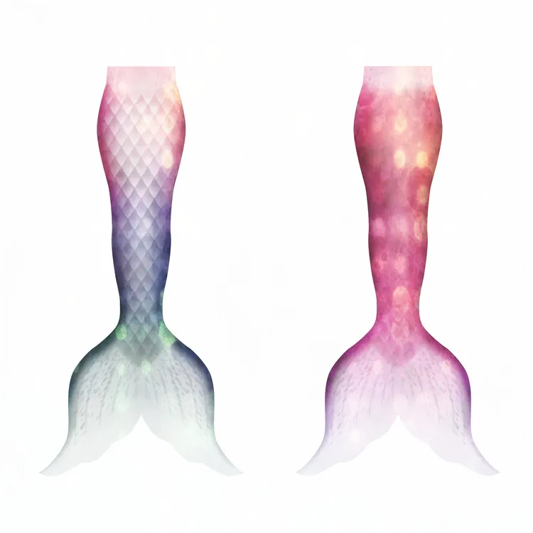 Купальный костюм Русалочки с моноластами плавательный для косплея пляжный