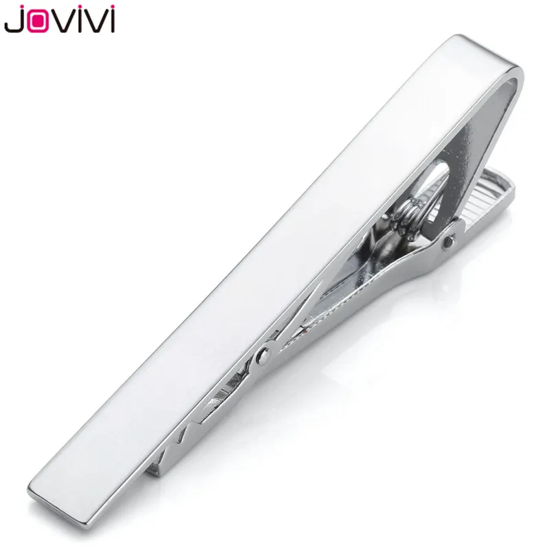 Jovivi 1-3 шт Разноцветные мужские зеркальные тонкие Зажимы для галстука из нержавеющей стали для обычных узких галстуков подарок на день отца на День святого Валентина