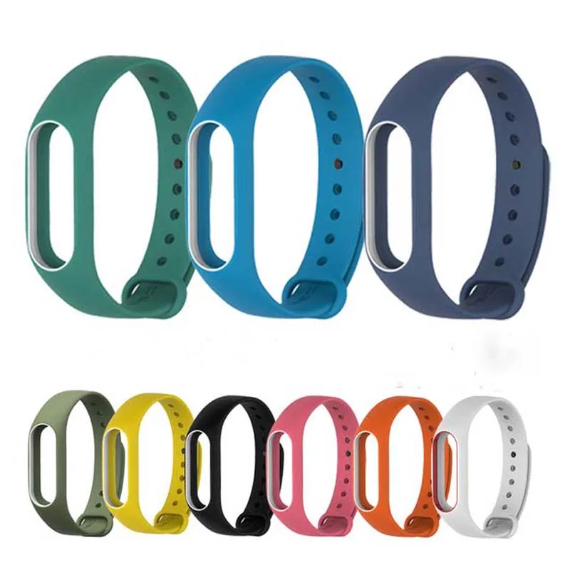 Xiaomi mi ремешок 2 Браслет Band цветной Ремешок замена Смарт-браслет аксессуары для band
