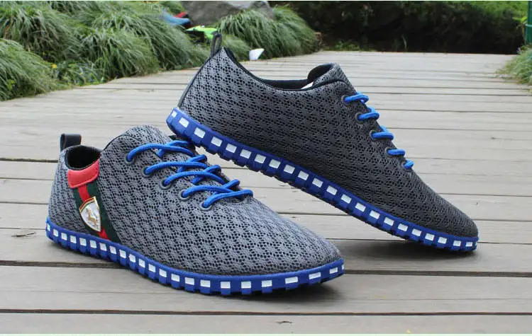 Sycatree Male Leather Casual Shoes for Men Canvas Shoes Outdoor Sneakers Air Mesh Flats Breathable Brand Shoes Plus Size 46